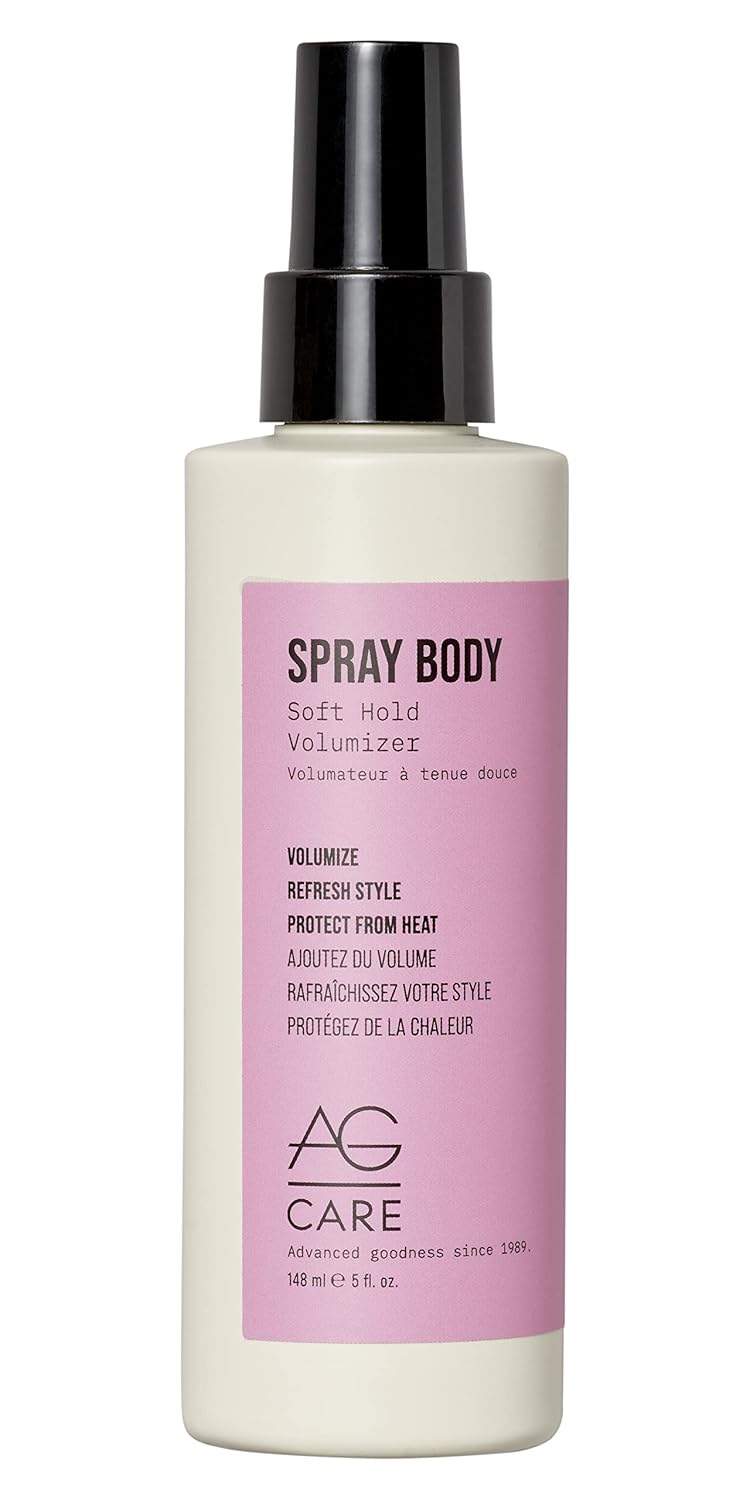 AG Care Spray Body Soft-Hold Volumizer - Lightweight Hair Styling Spray, 5 Fl Oz