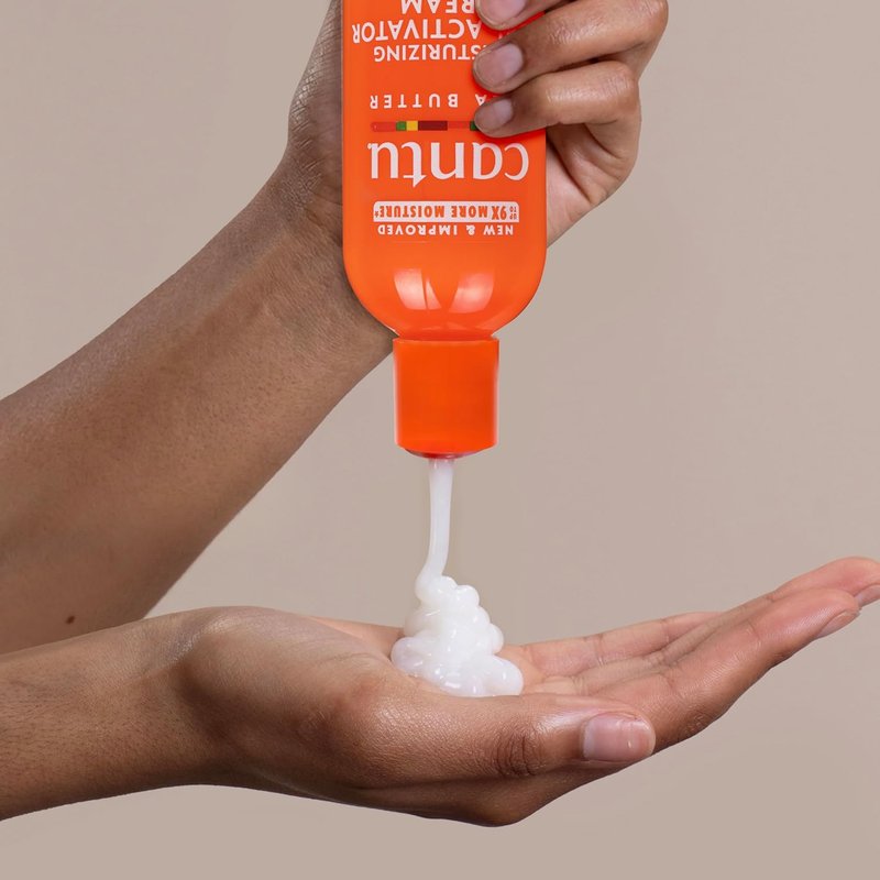 Cantu Shea Butter Curl Activator Cream - Moisturizing Formula for Natural Hair | 12 Ounce (Pack of 4)