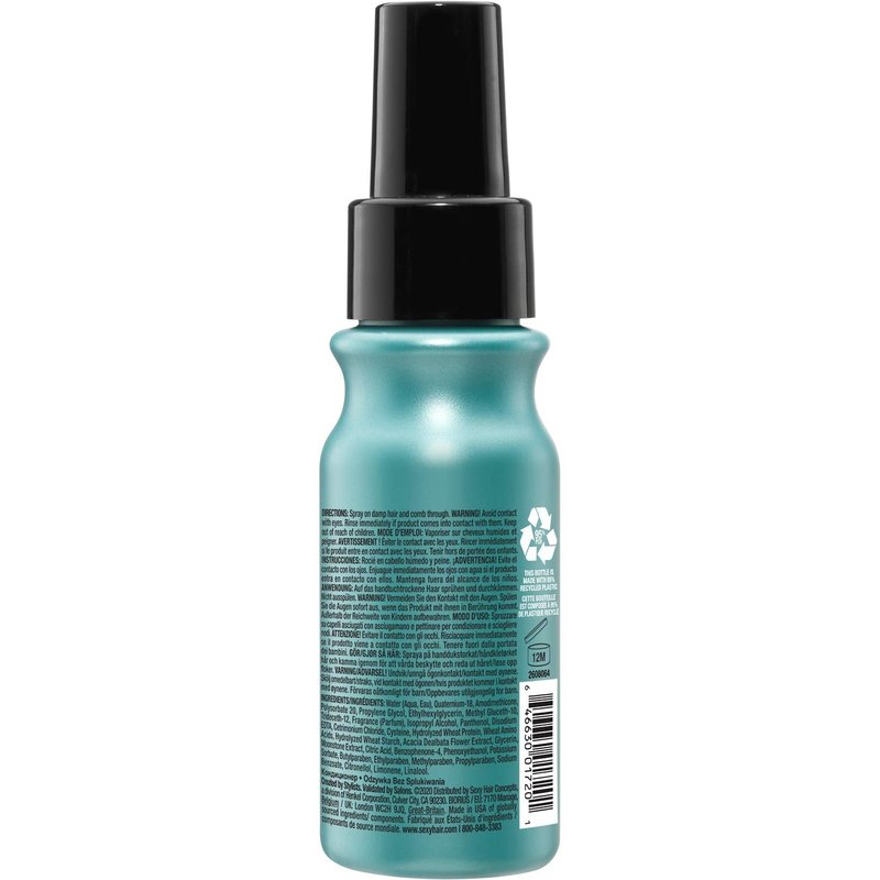SexyHair Healthy Tri-Wheat Leave-In Conditioner Travel Size, 1.7 Oz | Up to 90% Better Detangling | Reduces Breakage | Moisture, Smoothness, and Shine
