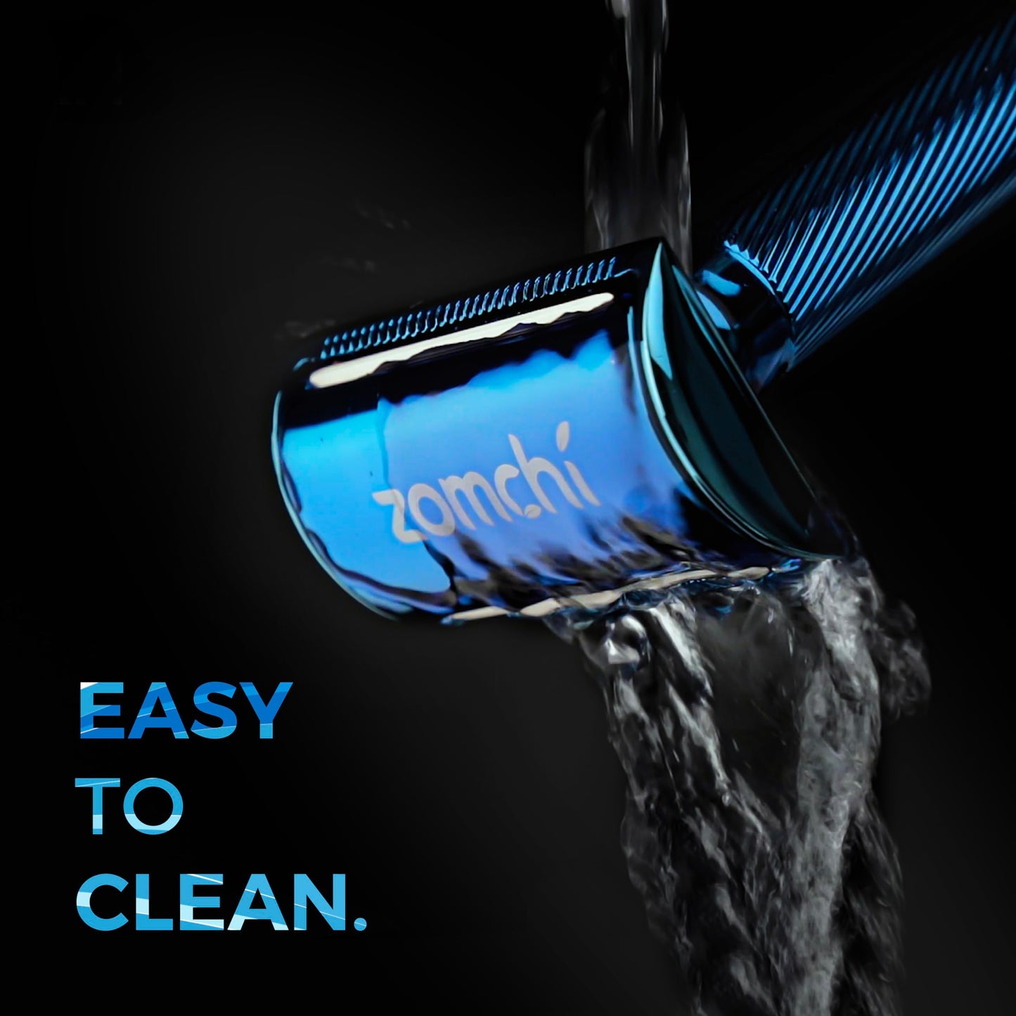 ZOMCHI Double Edge Safety Razor for Men & Women, [New Version 2.0 ] Metal Razor with 10 Double Edge Safety Razor Blades, Single Blade Razor – Noble Blue