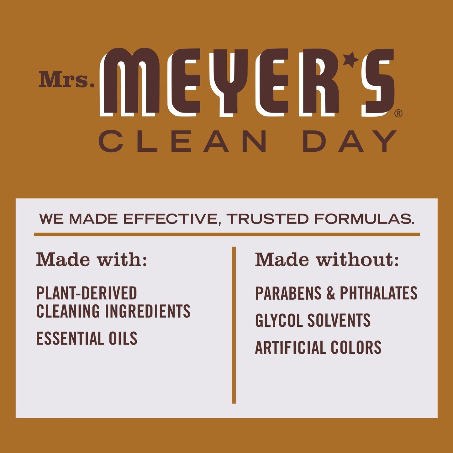 MRS. MEYER'S CLEAN DAY All-Purpose Cleaner Spray, Limited Edition Acorn Spice, 16 fl. oz - Pack of 3