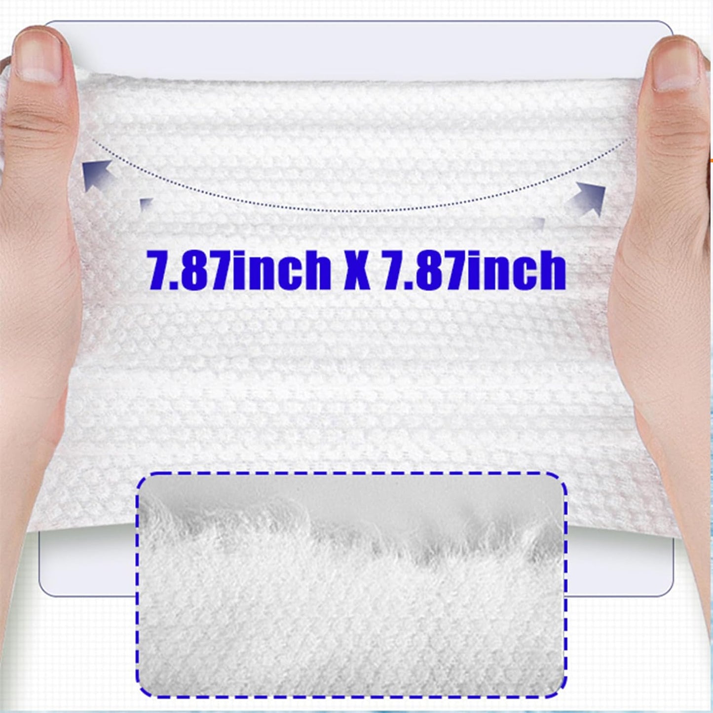 Ultra Thick Disposable Face Towels - 6 Pack Facial Wash Cloths for Sensitive Skin | Soft & Absorbent