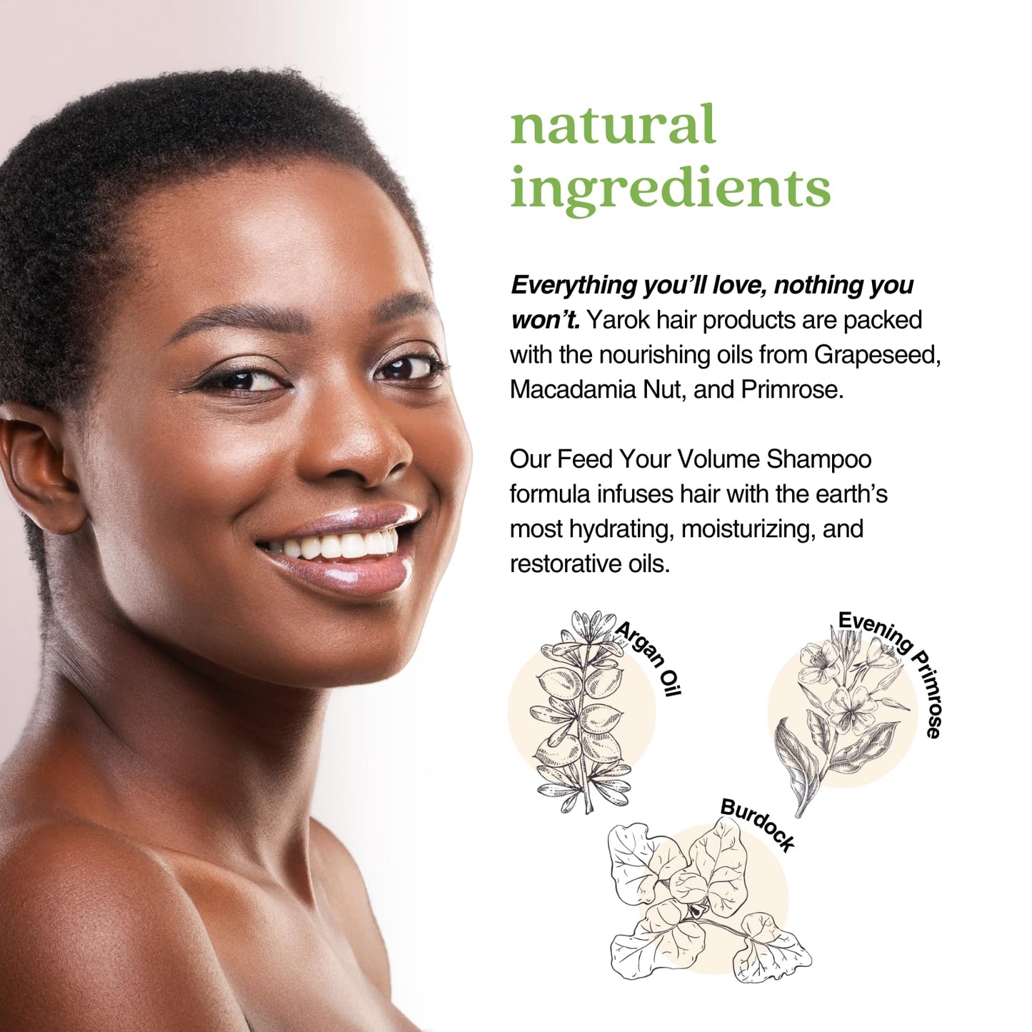 Yarok - Feed Your Moisture Shampoo - Hydrate, Detoxify & Restore - Nourishing & Moisturizing Cleanse - With Organic Argan & Coconut Oil - 100% Vegan - Gluten, Sulfate, Paraben & Cruelty Free - 12oz