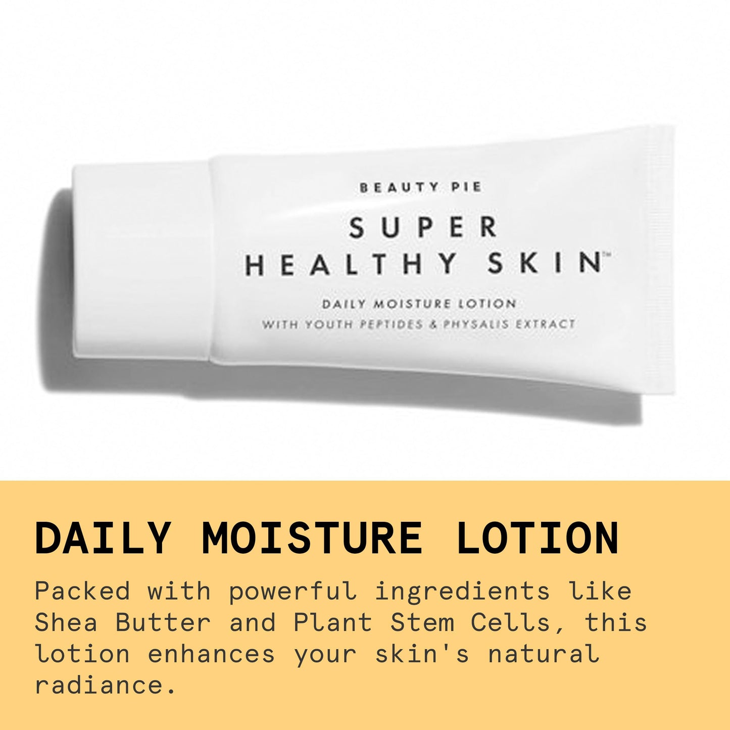 Beauty Pie Super Healthy Skin Daily Moisture Lotion | Hydrating Body Cream | Fragrance Free Lotion | Body Moisturizer | Formulated With Hyaluronic Acid, Peptides & Vitamin E | 200 ml