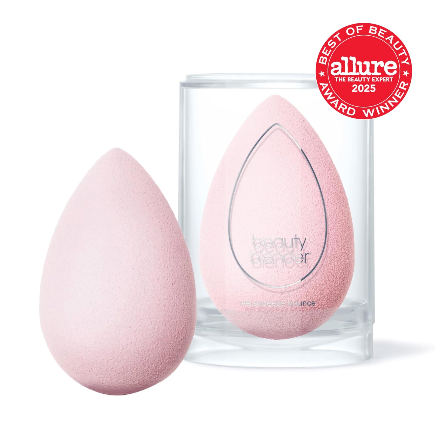 Beautyblender® Bubble Beauty Blender Makeup Sponge, Super-Soft Foam Easily Blends Foundations, Powders & Creams, Made in USA, Reusable, Washable, Streak Free Application