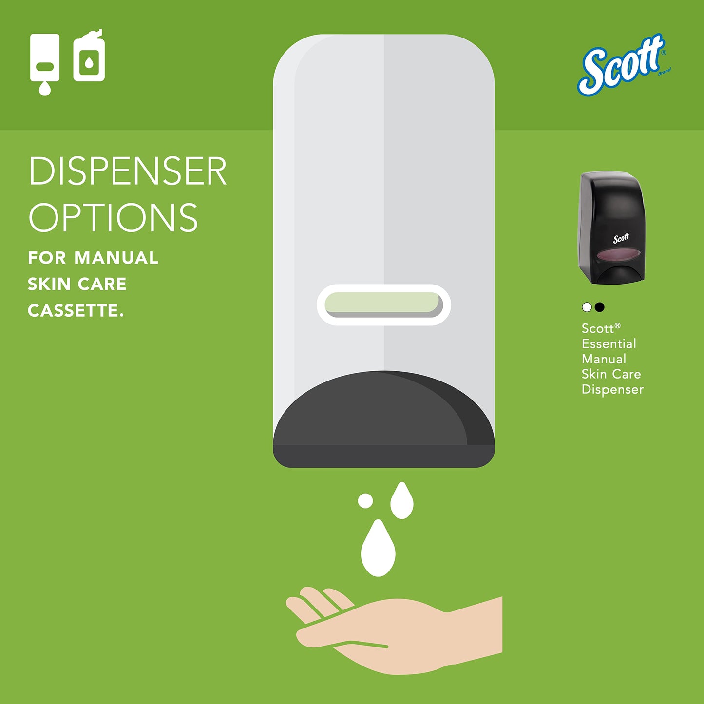Scott Professional Green Certified Foam Hand Soap (91565), 1.0 L, Foaming, Clear, No Fragrance Added, Manual Refills, Ecologo, NSF E-1 Rated (6 Bottles)