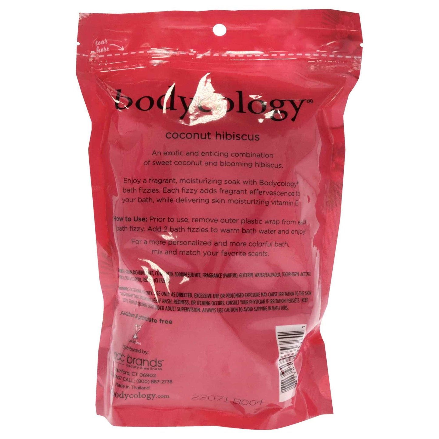 Bodycology Coconut Hibiscus Bath Bomb Women 8 x 2.1 oz