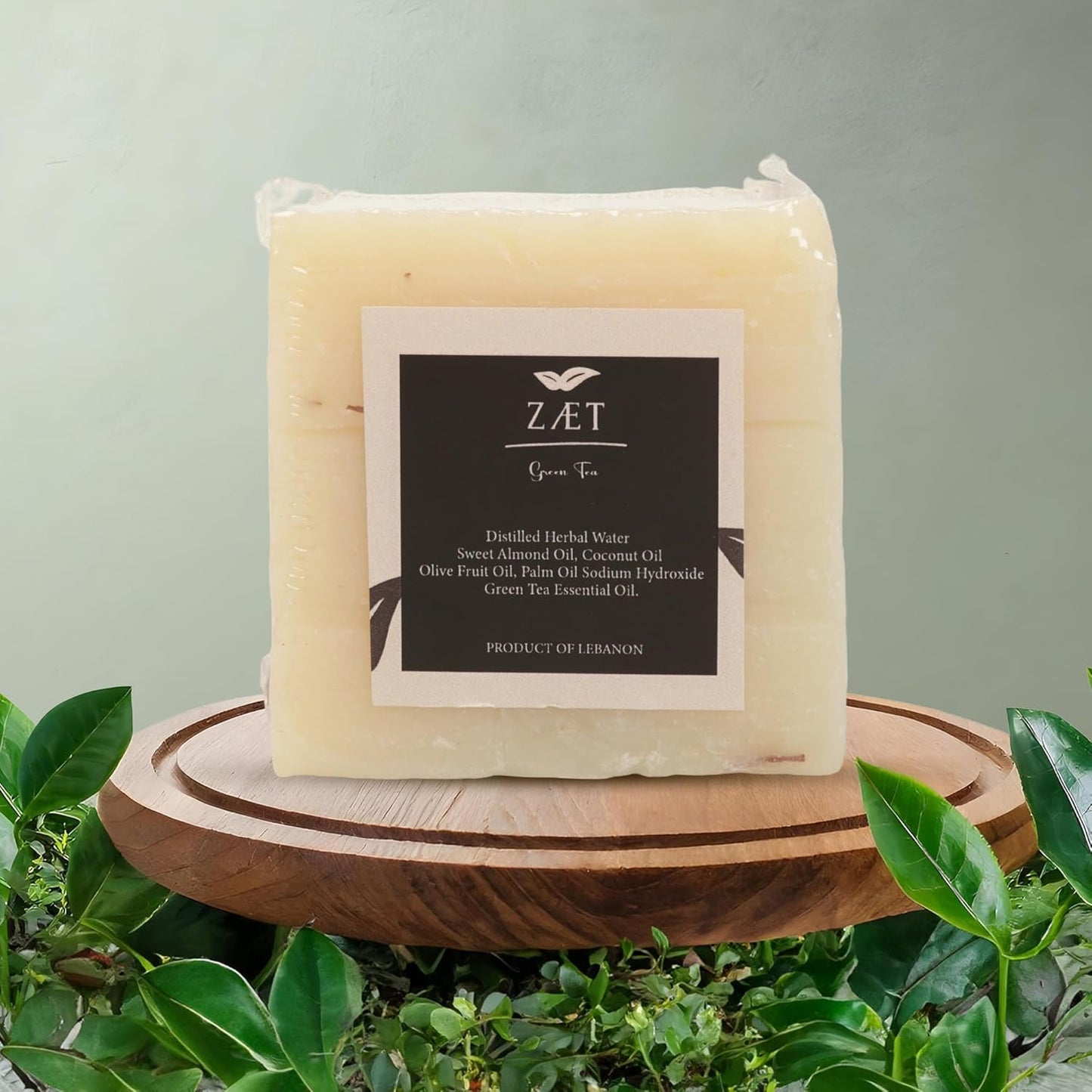 Green Tea Soap Bar - Natural Handmade Moisturizing & Exfoliating Soap | 2 Pack, 140g Each
