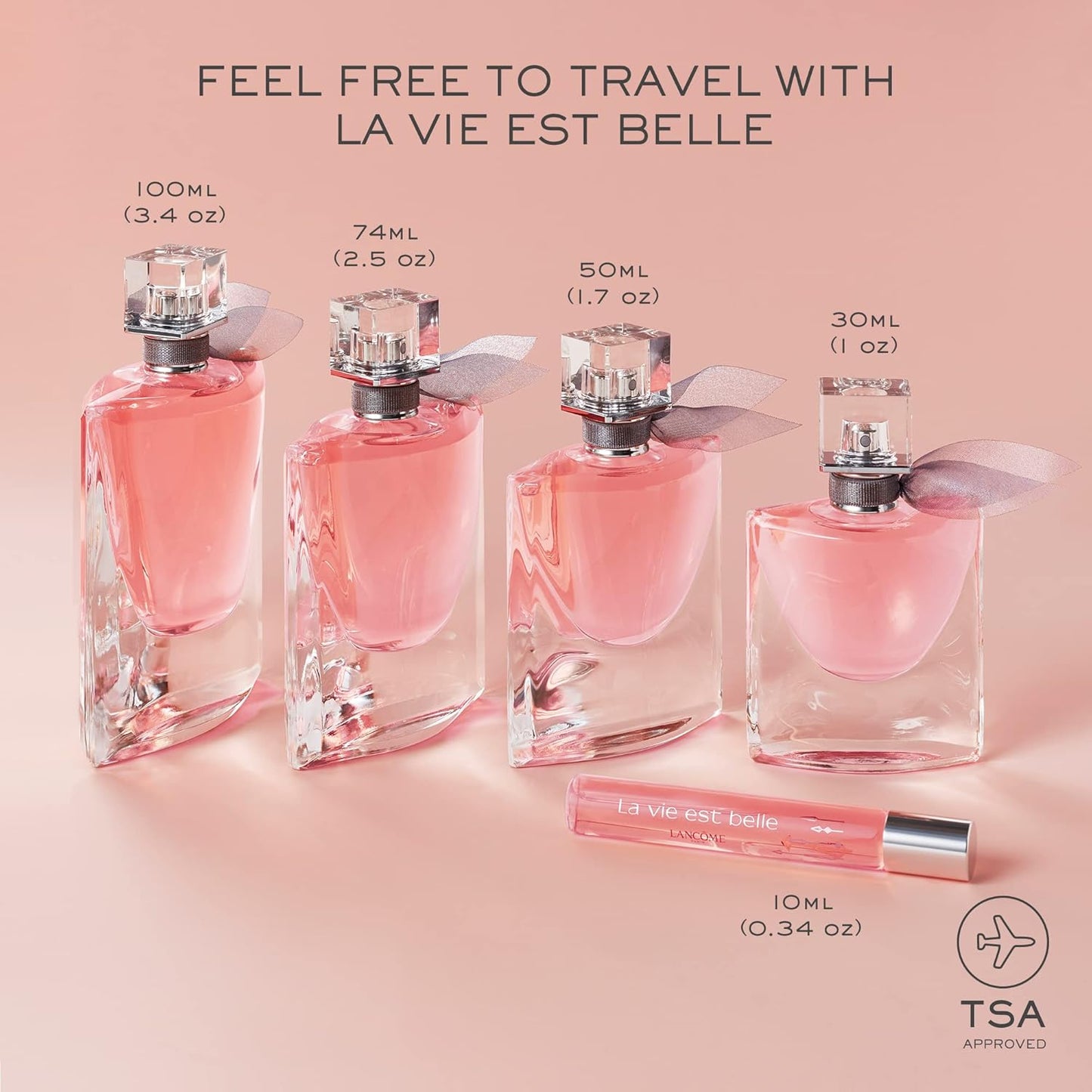 Lancôme La Vie Est Belle Eau de Parfum Set - Long-Lasting Women's Fragrance with Iris, Patchouli, Vanilla | 1.7 Fl Oz & 0.34 Fl Oz