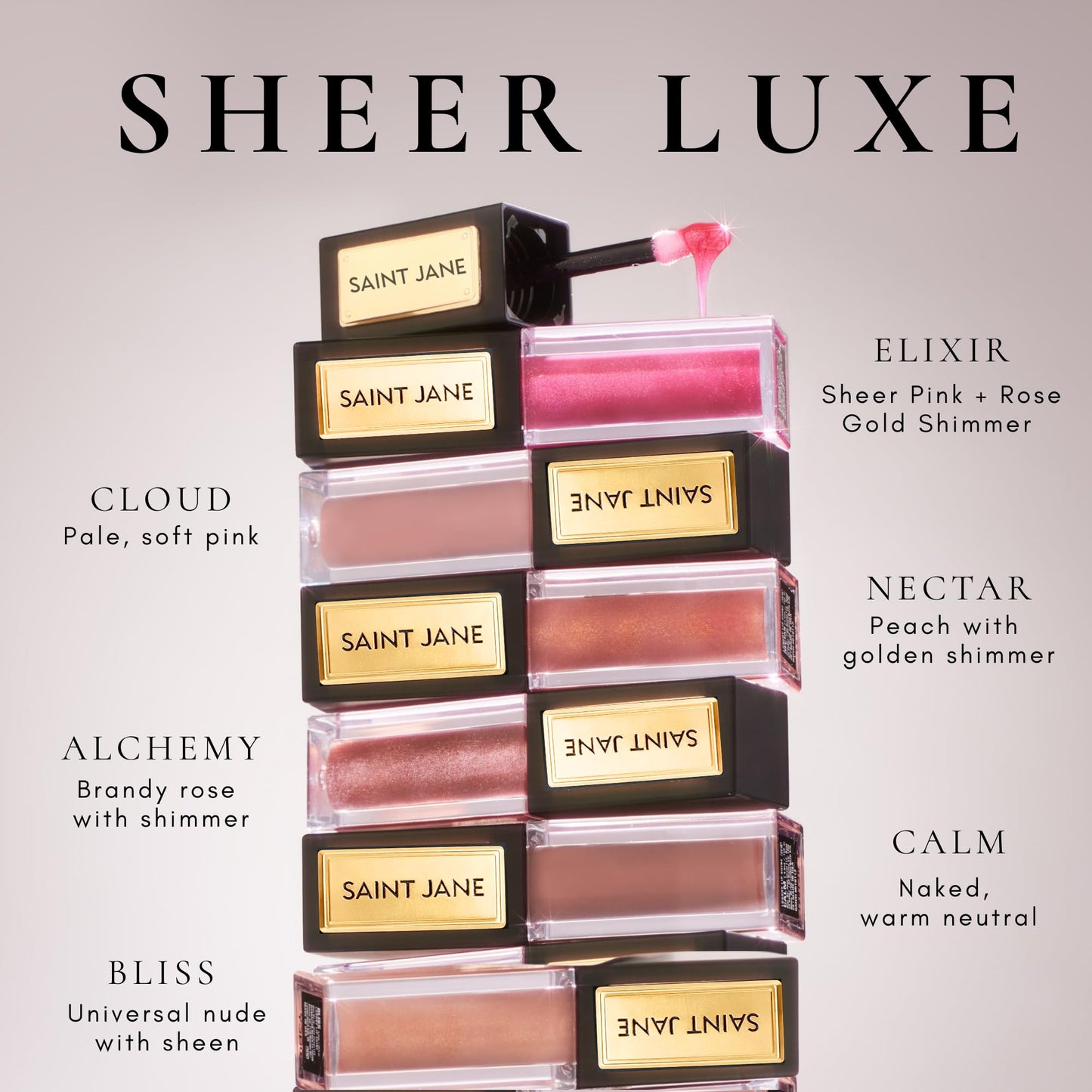 SAINT JANE - Luxury Lip Oil (Bliss, 0.15 oz | 4.5 ml)