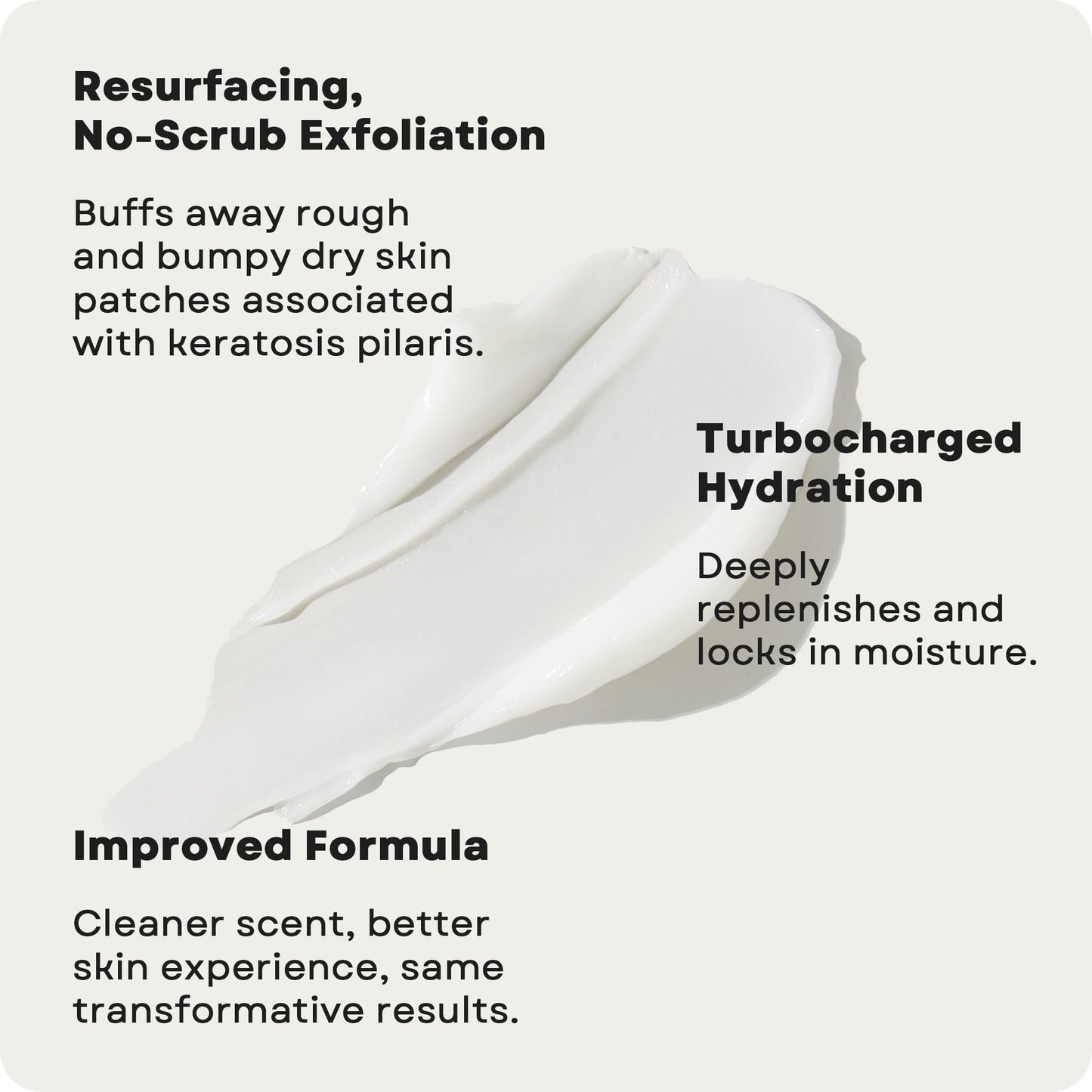 AmLactin KP Bumps Be Gone - Therapeutic Body Cream for Keratosis Pilaris - No-Scrub Exfoliator and Body Moisturizer for Dry Skin with 15% Lactic Acid AHA, 3 oz, Pack of 2 (Packaging May Vary)