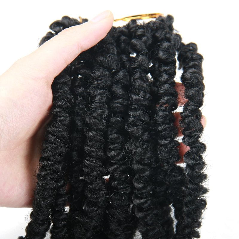 Passion Twist Crochet Hair - 14 Inch Pre-Looped Braids | Bohemian Spring Twist Extensions for Women