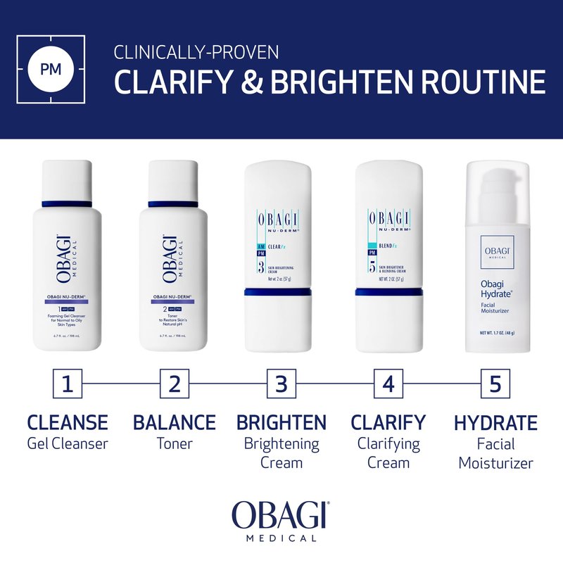 Obagi Nu-Derm Blend Fx – Skin Brightening & Clarifying Cream that Helps Brighten & Soften Skin with Arbutin and Vitamins C & E – 2 oz