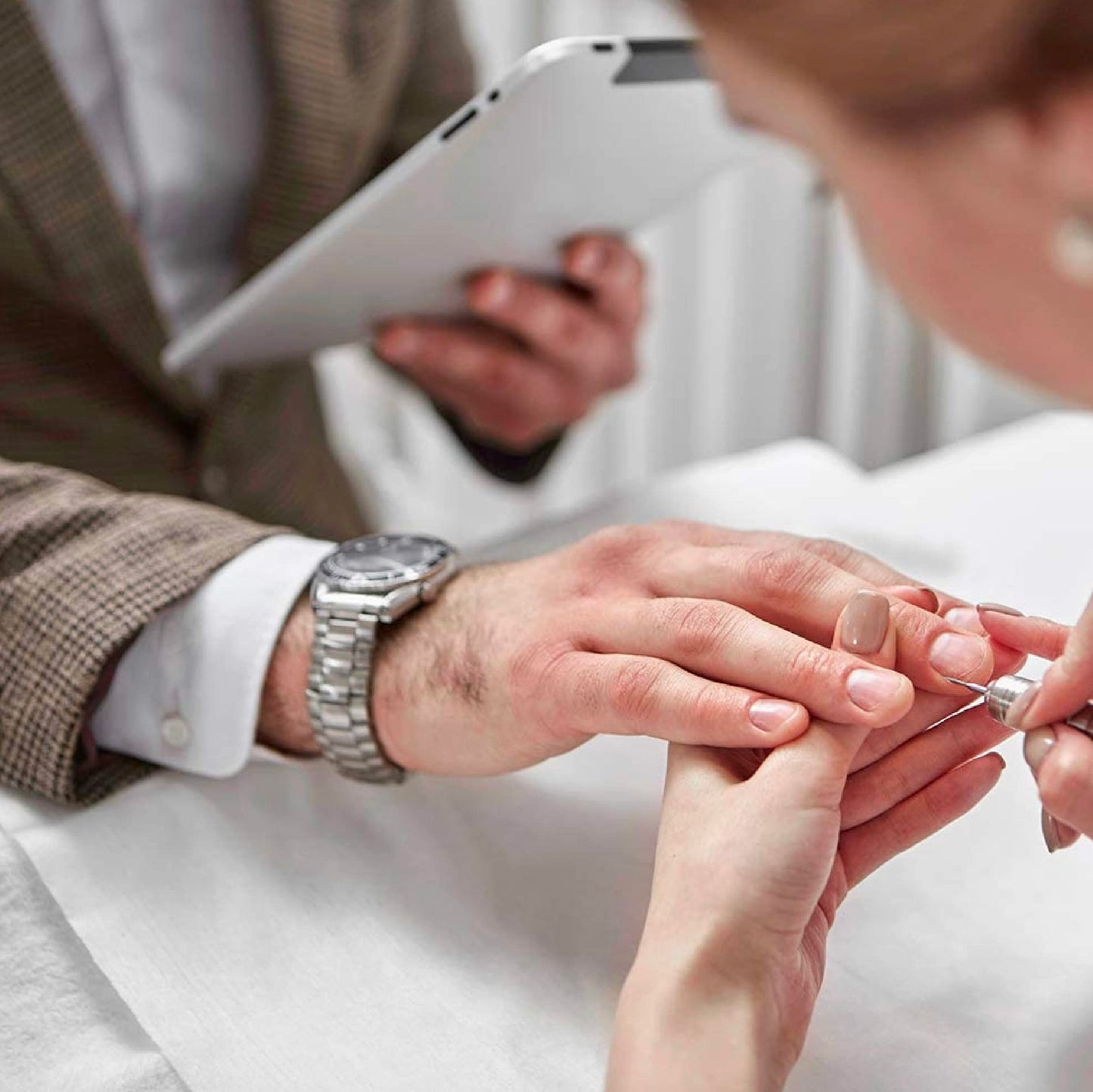 ForPro Professional Collection Original Nail Care Towels for Manicures and Pedicures, Lint-Free, Disposable Towels, 12" x 16", 50-Count