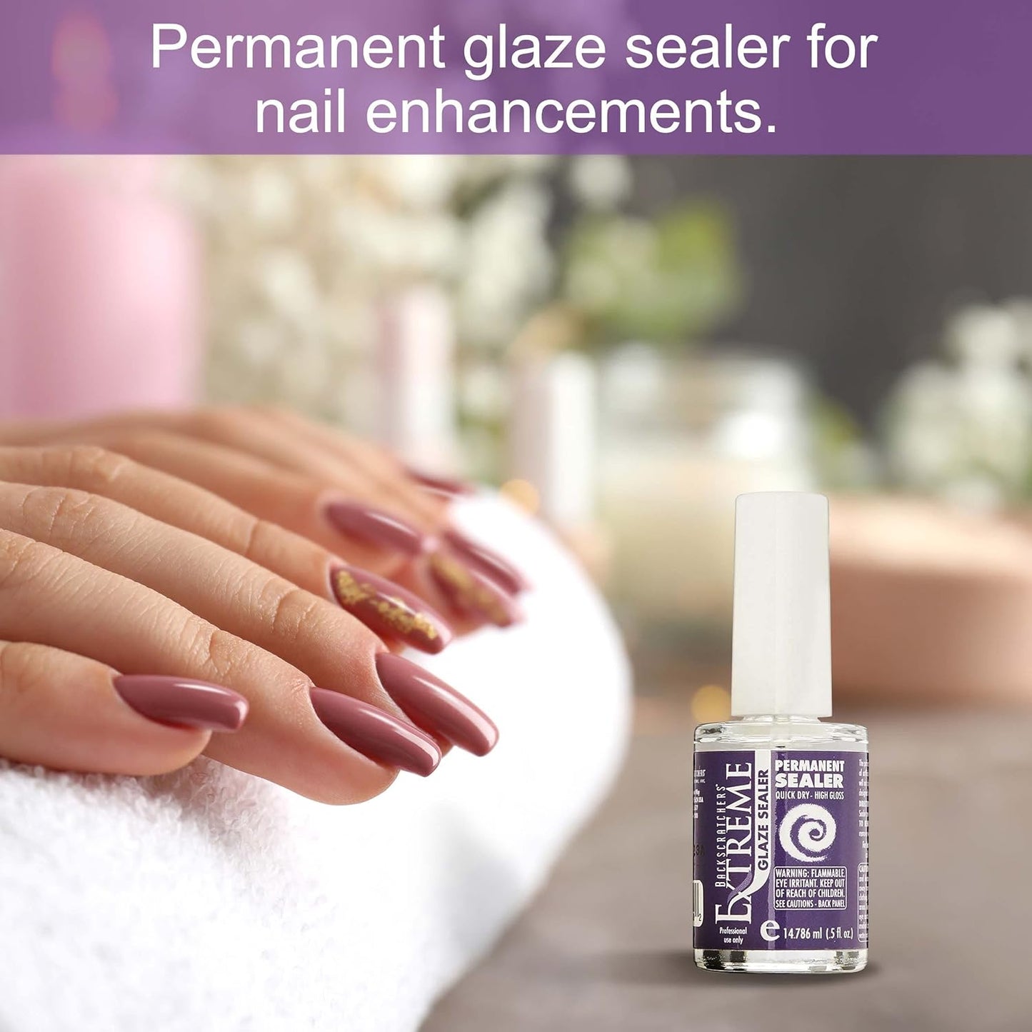 Extreme Permanent Glaze Sealer | Clear Top Coat for Long-Lasting High Gloss Finish - Quick Dry