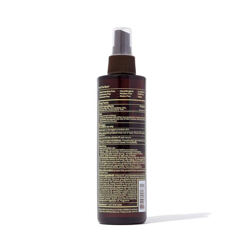 Sun Bum SPF 50 Sunscreen Spray & SPF 15 Tanning Oil Bundle - Reef-Safe Sun Protection