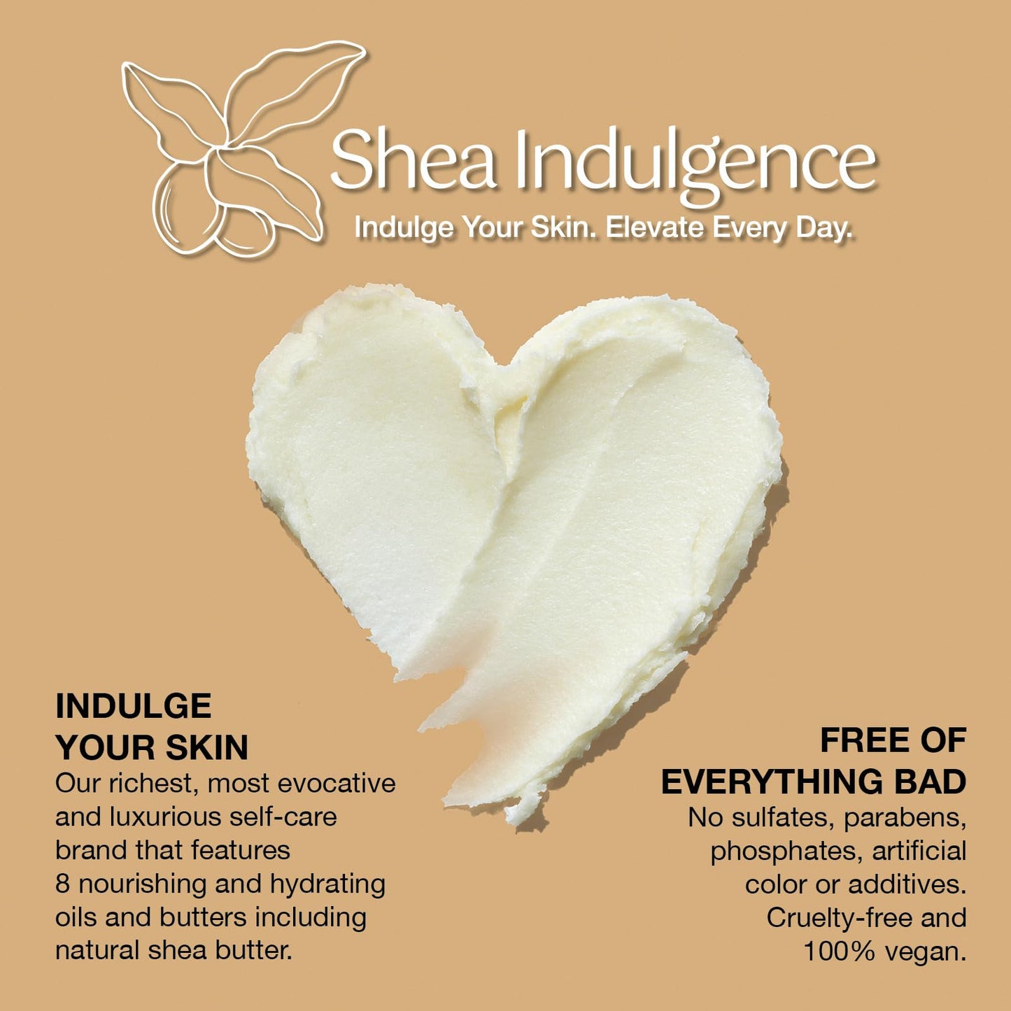 Ginger Lily Farms Botanicals Shea Indulgence 24H Deep Hydration Body Lotion, 100% Vegan & Cruelty-Free, Vanilla Sugar Bliss Scent, 1 Gallon (128 fl oz) Refill