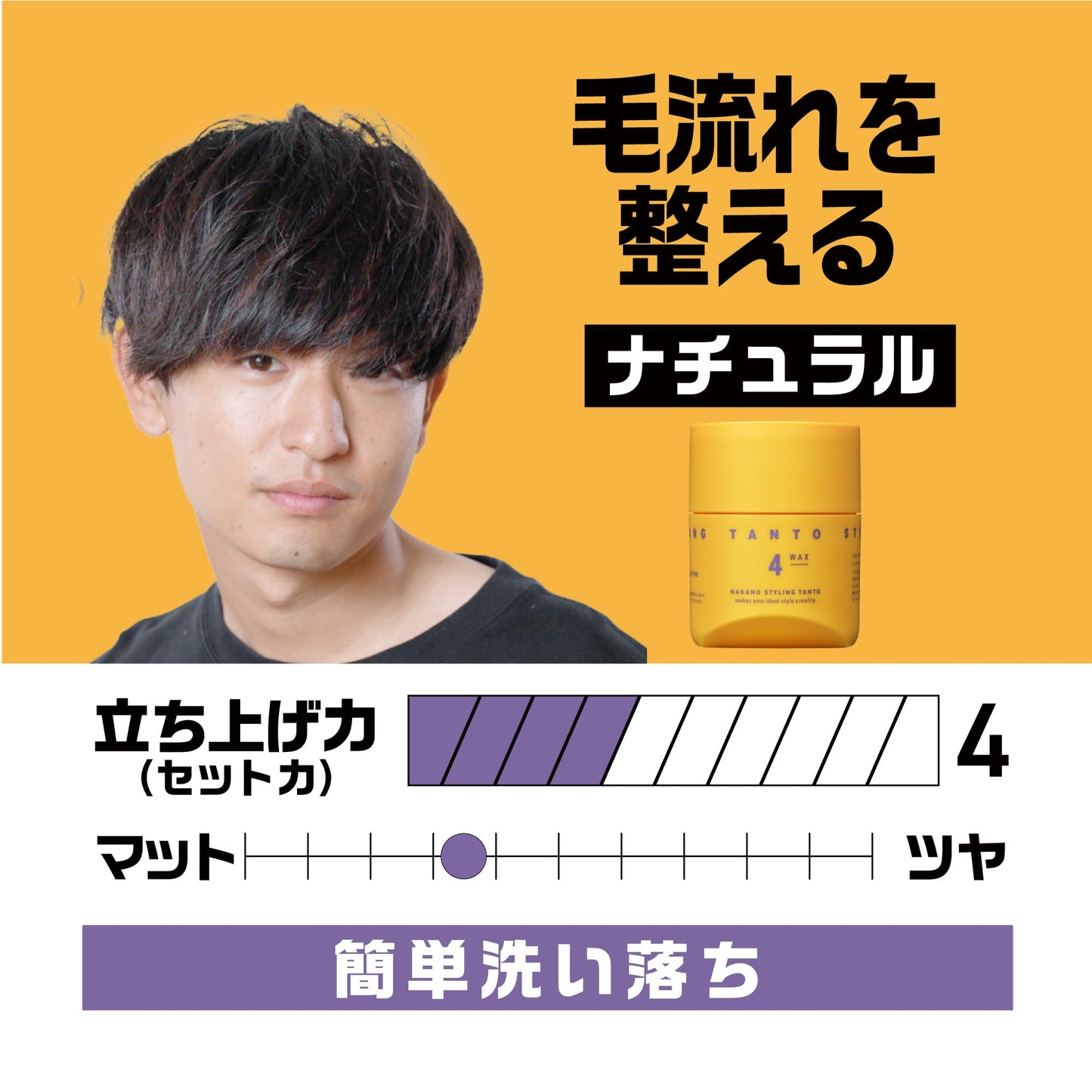 Nakano Styling Tanto Hair Wax 4-90g