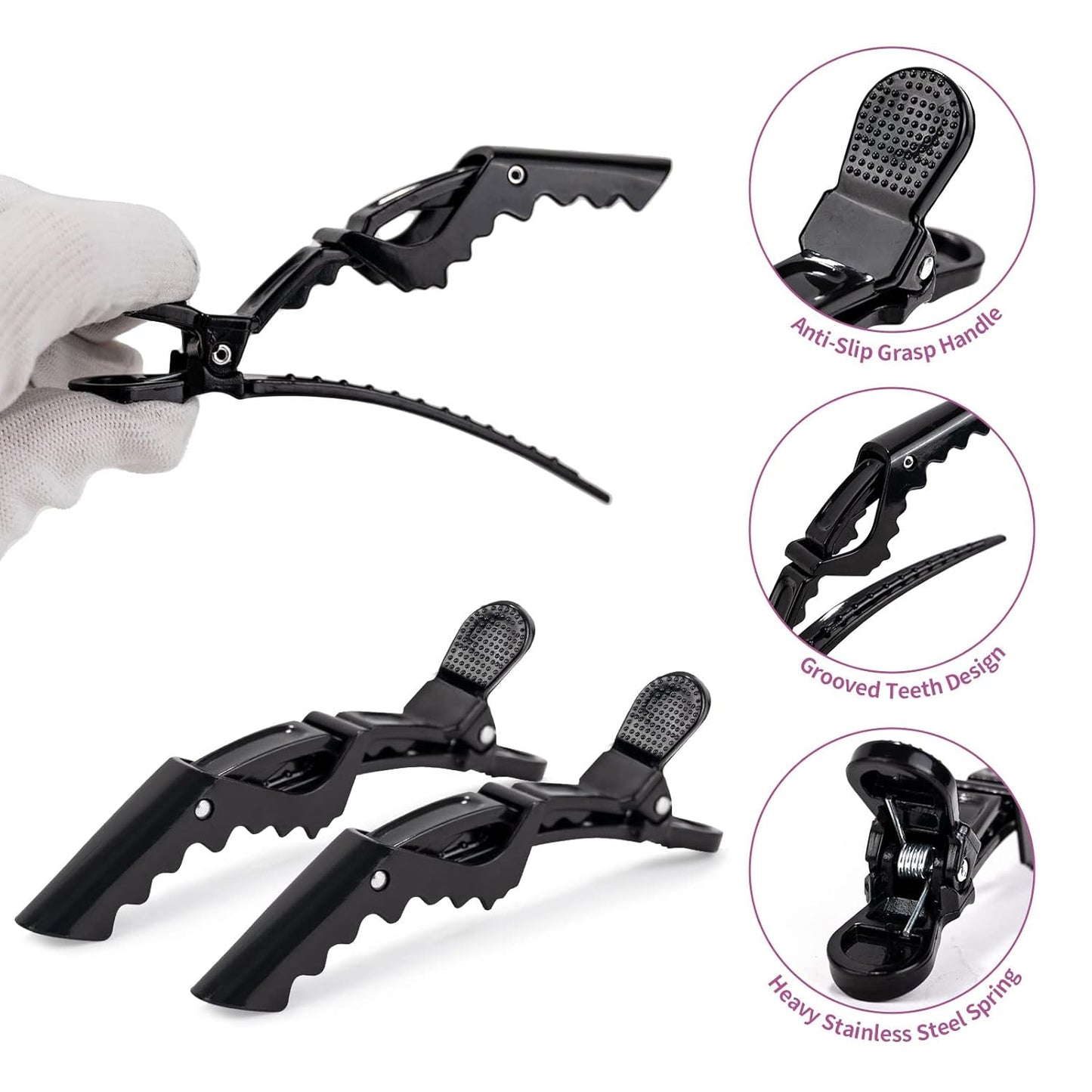 Hair Extension Tool Kit - Silicone Micro Beads, Stainless Steel Plier & Needle Hook for Easy Beading | Perfect for Cosplay & Styling