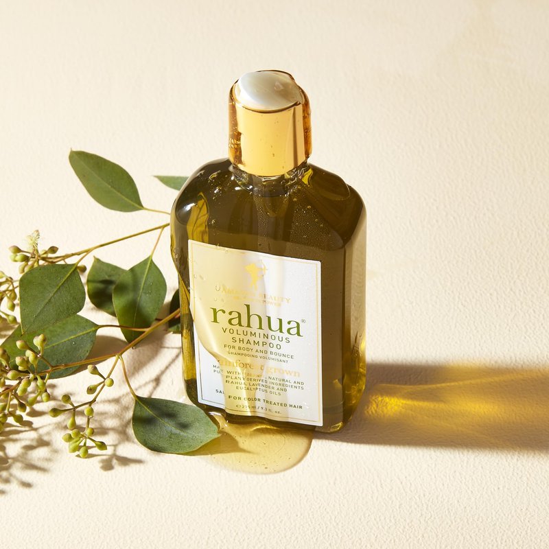 Rahua Voluminous Shampoo - Natural Volumizing Shampoo for Fine to Medium Hair - Sulfate Free Clarifying Hair Care with Rahua Oil, Lemongrass & Green Tea - Organic, Vegan & Color Safe - 9.3 Fl Oz