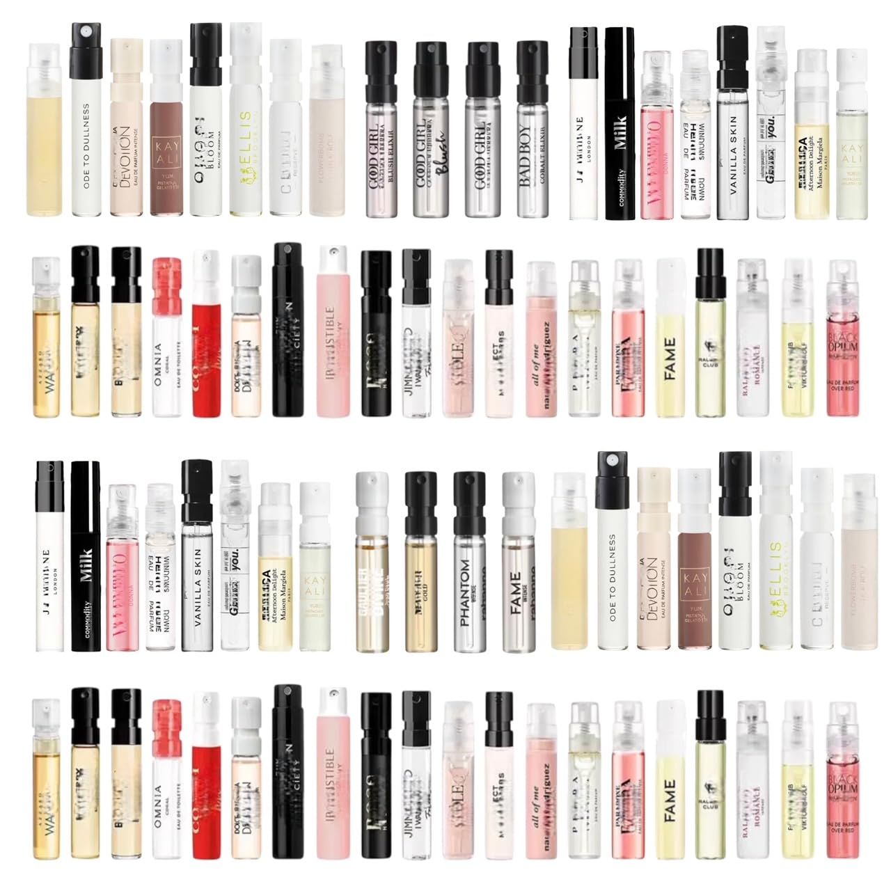 In1mart 10 Piece Designer Fragrance Samples, Women's Designer Fragrance Sampler Collection, Luxury High-End Perfume Vials for Women,