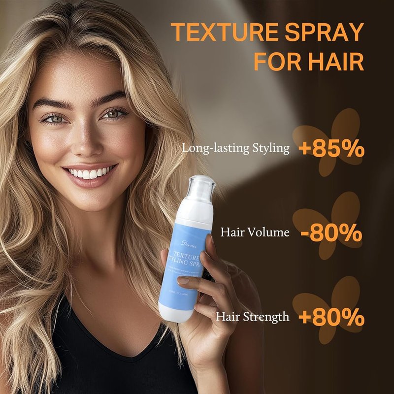 DOORES 2-in-1 Finishing Spray - Flex Texture & Volume Hair Spray for All Hair Types | Matte Finish, 3.4 Oz