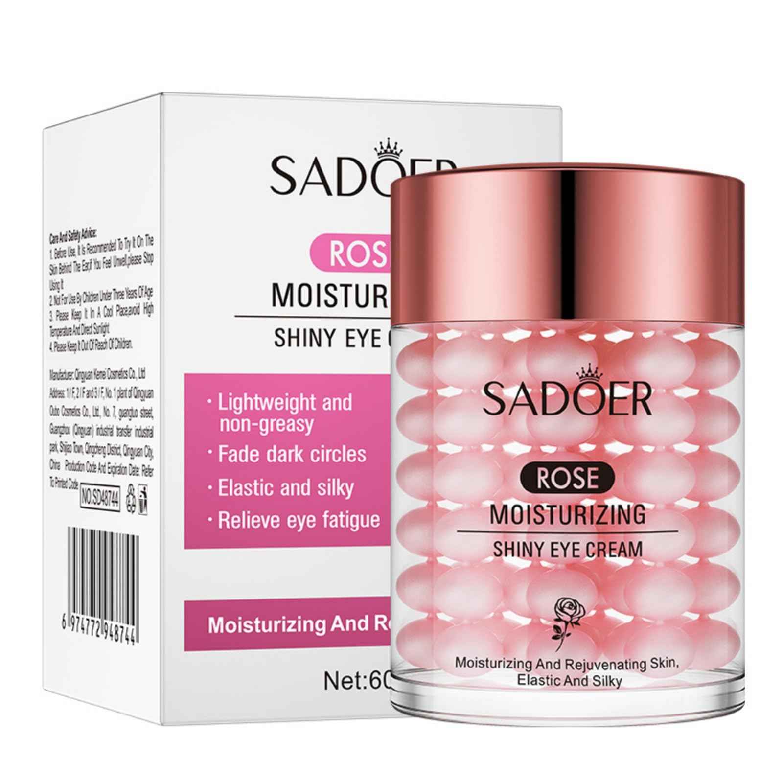 suckoo For SADOER Rose Moisturizing Eye Cream.eye care.Nourishing Rejuvenating Eye Creams,Brightens the skin around the eyes 60g 2.1 FL OZ