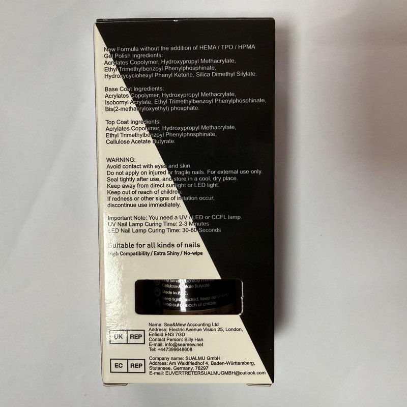 VENALISA 12ML No Wipe Tempered Top Coat, Scratch Resistant Long Lasting High Gloss Soak Off Clear Gel Nail Polish Top Coat 0.43 OZ