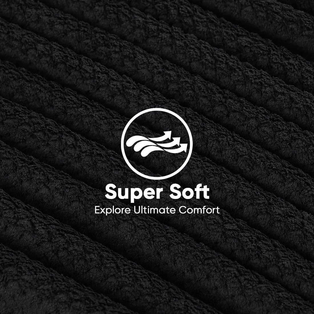 HOMEXCEL Soft Salon Towels 24 Pack, (16 x 27 Inches) Microfiber Highly Absorbent Barber Towel, Black Fast Dry Hand Towels for Salons, Gym, Spa, Pool, Massage Parlors and Personal Use