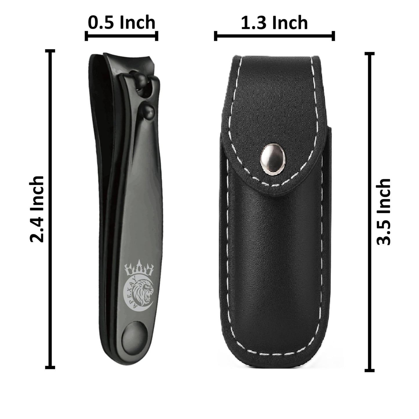 Made in Solingen, Germany - APEXAY Premium Professional Nail Clipper for Men & Women, Ultra Sharp Heavy Duty Surgical Stainless Steel, Maximum Durability (Small)