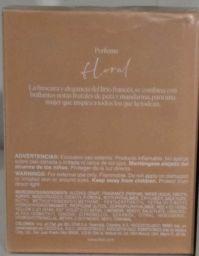 L'BEL - Fleur Perfume para Mujer de Larga Duración 50ml