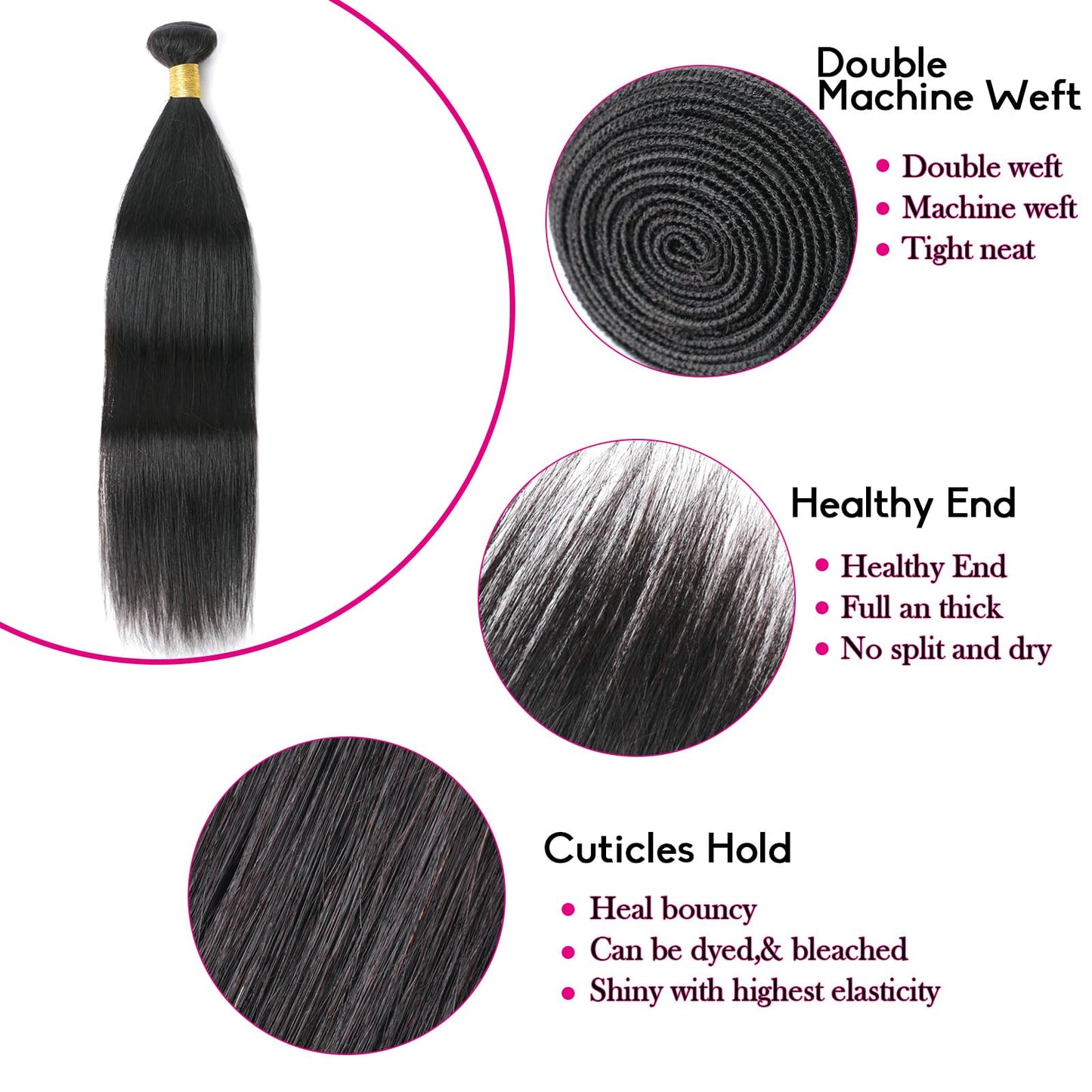 VIYAVIYA Afro Kinky Curly Bundles Human Hair 8 Inch Curly Weave Unprocessed Virgin Double Weft Extensions for Black Women Natural Color