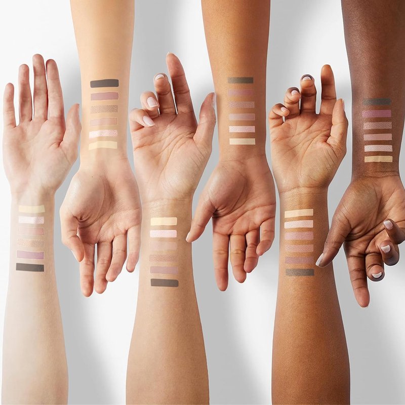MYSTER ROSEY Nudes Series Mini Eyeshadow Palette, Velvety Matte Finish, 6 Nude Taupe & Brown Neutral Eye Shadows, Travel Friendly Size, Vegan, Cruelty-free,Long-lasting