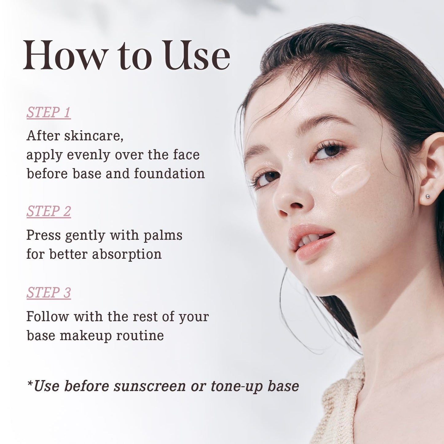 DEAR DAHLIA Prime Layer Skin Prep - Vegan Makeup Primer, Lightweight & Hydrating for Long-Lasting Makeup, Smooth, Glowing Skin. Korean Base Prep. Artificial fragrance free. 1.35 oz