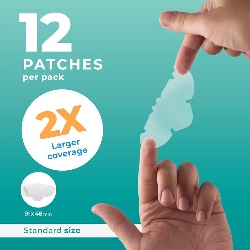 PatchRx Pimple Patches for Nose (12 Pack), Cover Nose Pimples - Hydrocolloid Acne Patches - Pimple Patch Hydrocolloid Patches & Pimple Stickers, Nose Strip, Zit Patches
