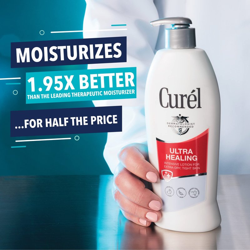 Curel Ultra Healing Lotion, 13 Ounce (Pack of 2)
