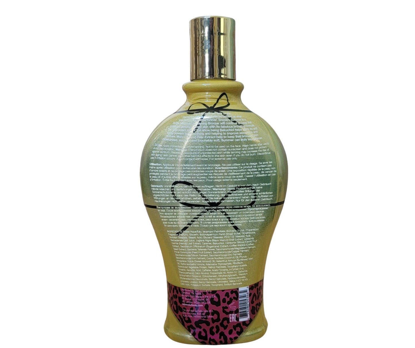 Snooki Summer in a Bottle Advanced Darkening Bronzer Tanning Lotion 12 oz