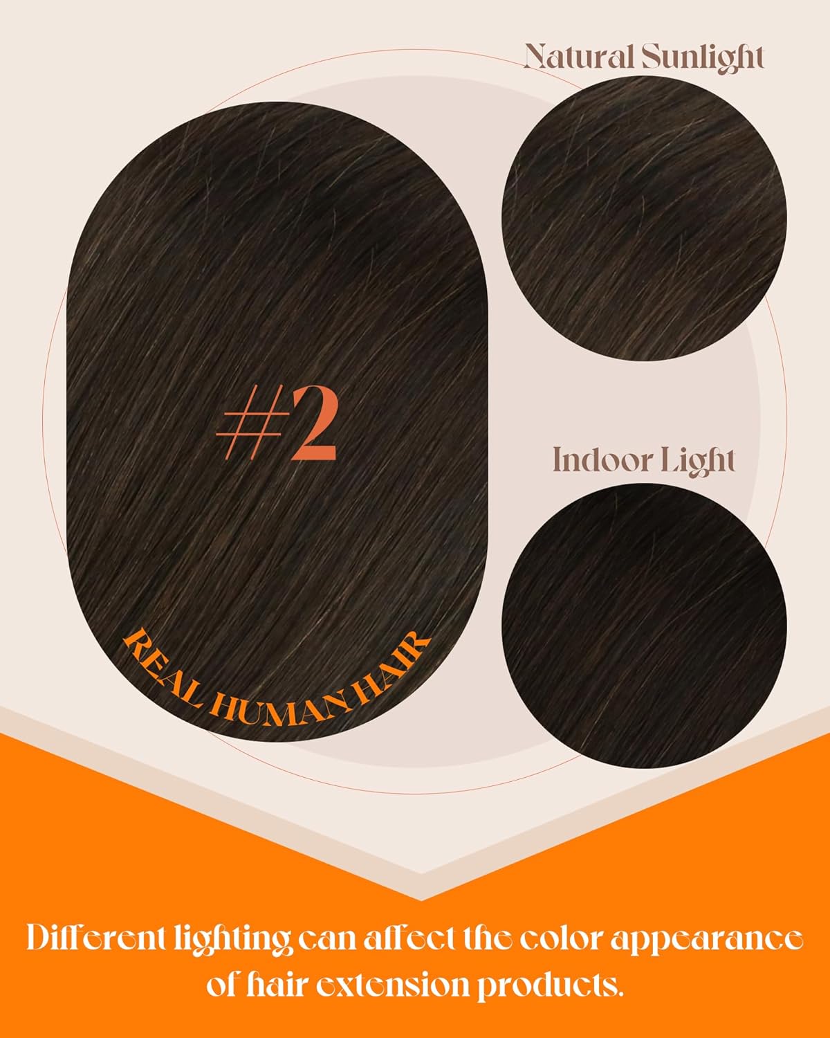 16 Inch K Tip Hair Extensions - Real Human Hair, Dark Brown | Invisible V-Tips for Seamless Blend & Volume