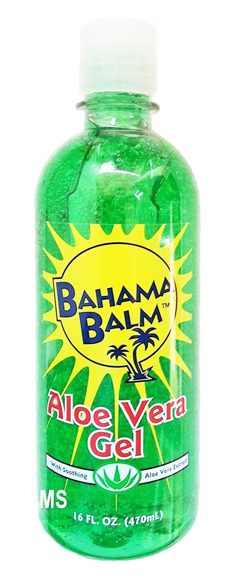 Aloe Vera Gel After Sun Skin Care - Set of 4 Bahama Balm 16oz | Cools & Soothes Dry Skin