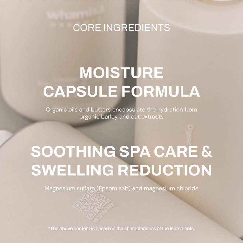 Whamisa Organic Seeds Body Lotion – Relaxation, Fermented Ingredient Formula for a Relaxing Skin Feel, Waterless Formula, Hydrating, Spa Care, Woody Scent, Korean Skin Care (250ml)