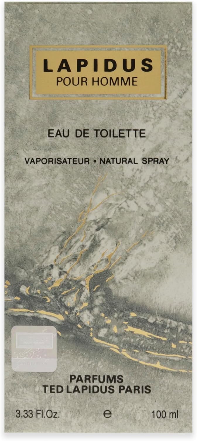 Ted Lapidus Eau De Toilette Spray for Men - 3.3 Ounces | Classic Fragrance