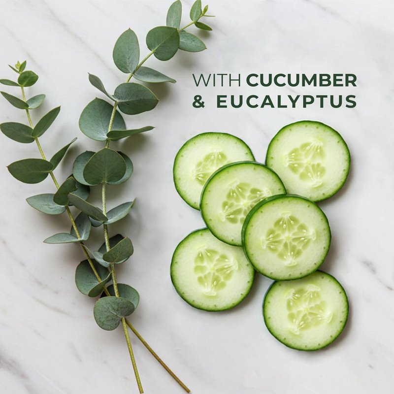 Pueblo Remedy Body Wash - Cucumber & Eucalyptus Shower Gel | Soothing, Vegan, 16.9 Oz