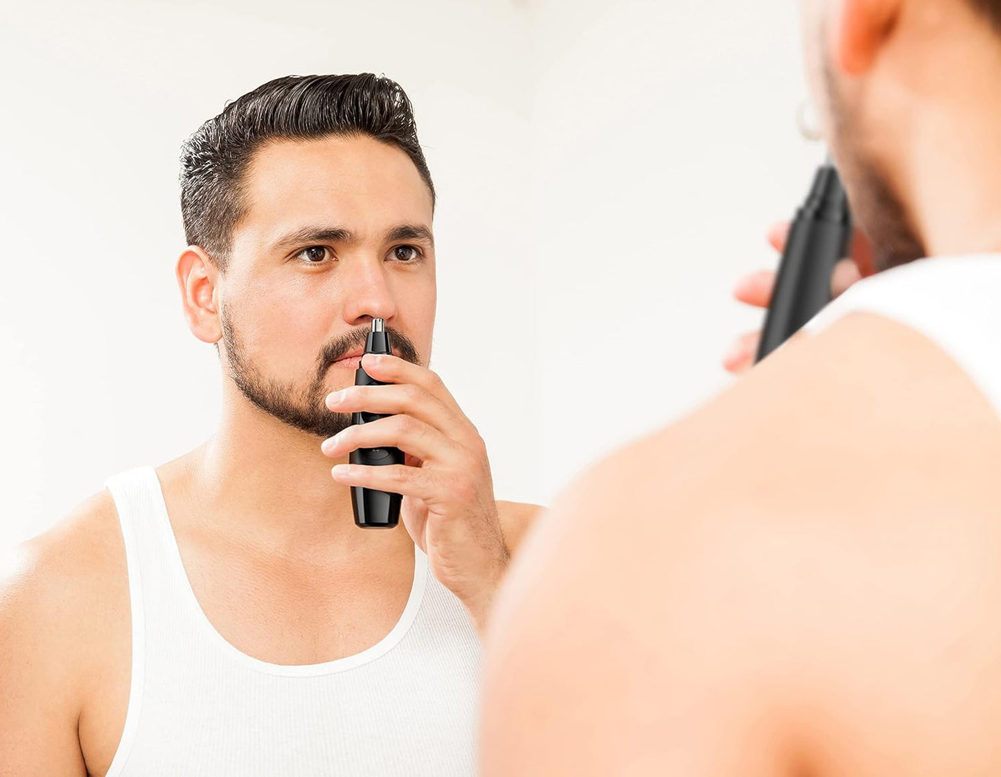 Schnozzle Ear and Nose Hair Trimmer - Mini Fade Brush Holiday Gift Bundle