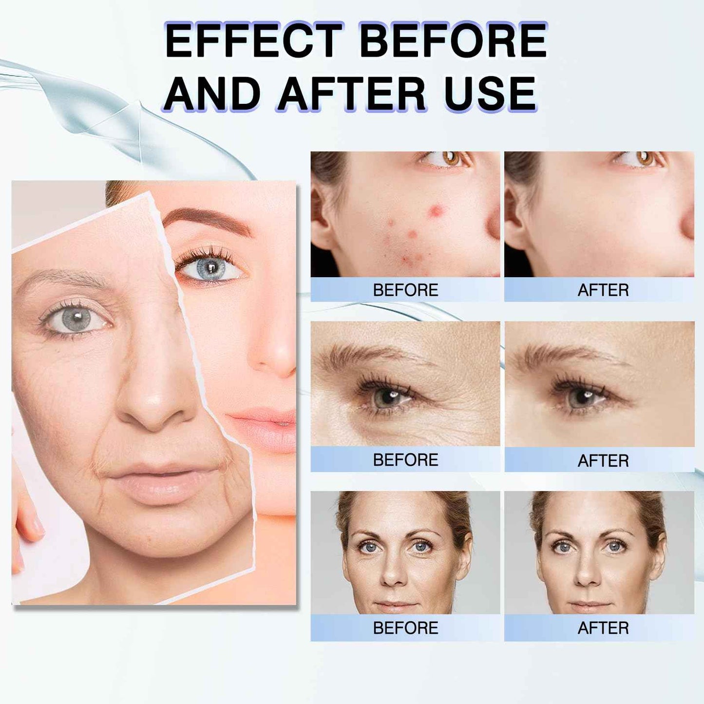 SEUMFY Collagen Booster Essence Toner Serum Anti Wrinkle Hydrating Face Exfoliator Serum Toner Essence with Multiple Natural Extracts for All Skin Types,120ML/4.28 Fl.Oz