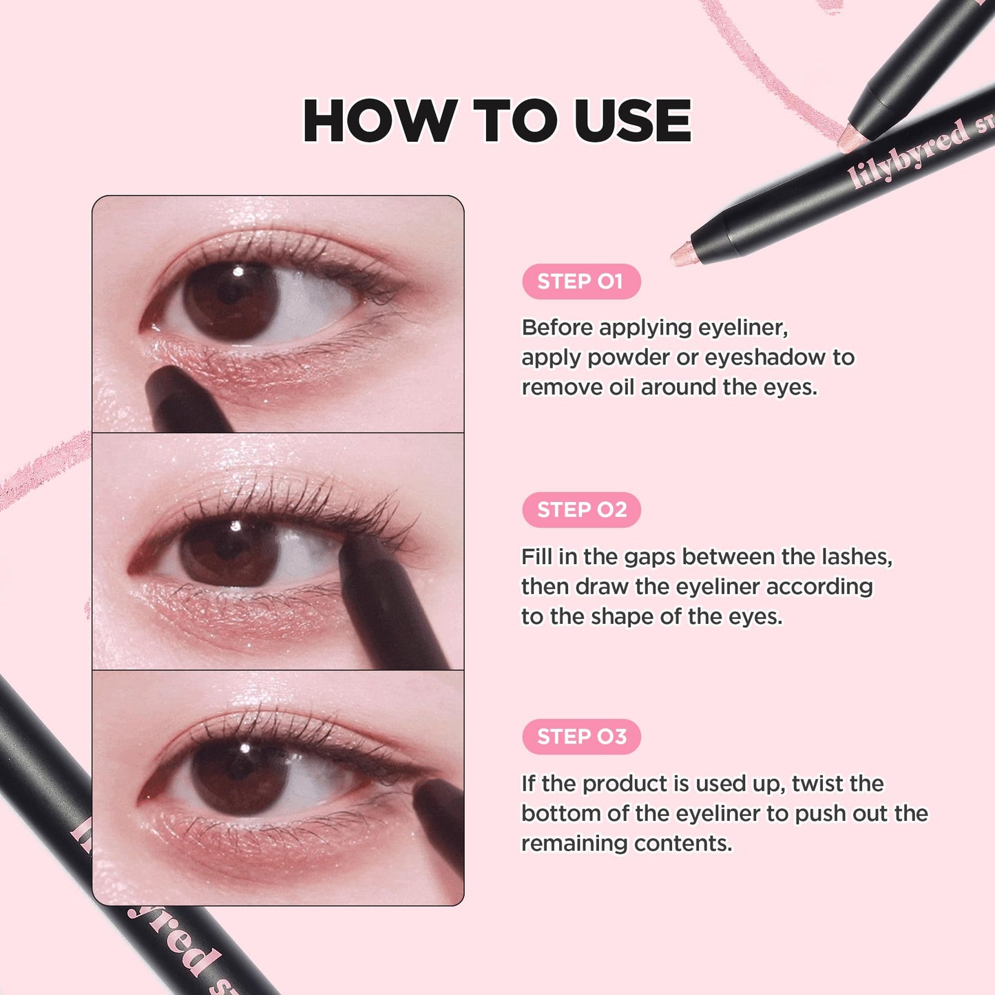 lilybyred Starry Eyes Am9 to Pm9 Gel Eyeliner | Korean Gel Eyeliner, Intense Color Payoff, Creamy Formula, Easy Blending, Built-in Sharpener, Smudge-Proof, Long-Lasting, 0.017 oz. (19 Misty Fig)