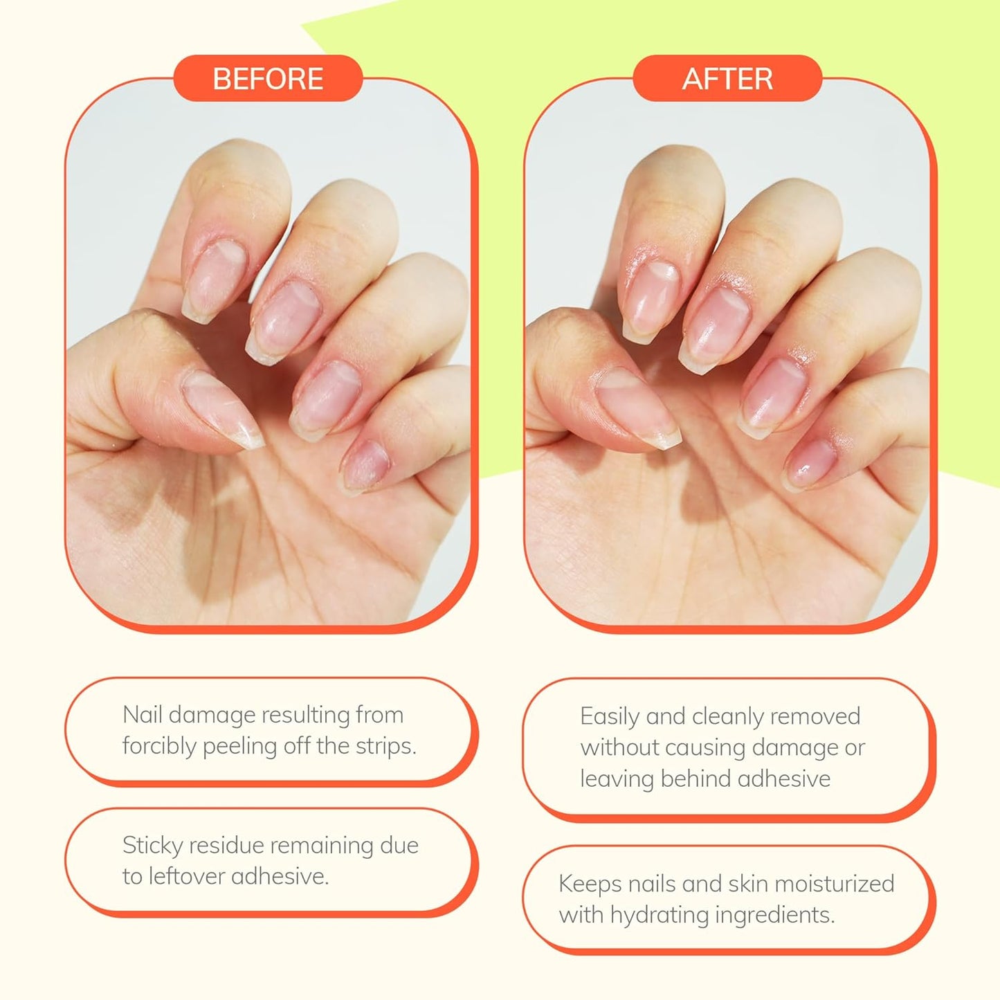 Semi Cured Gel Nail Strips Bundle - Easy Application & Quick Removal | 2 Pack Set