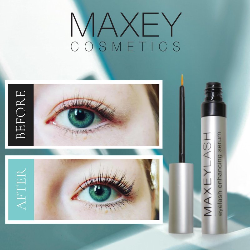 MaxeyLash Eyelash Enhancing Serum – Daily Lash Treatment for the Appearance of Longer, Thicker, Fuller Lashes, Natural Lash Lift Effect – 3.5 mL