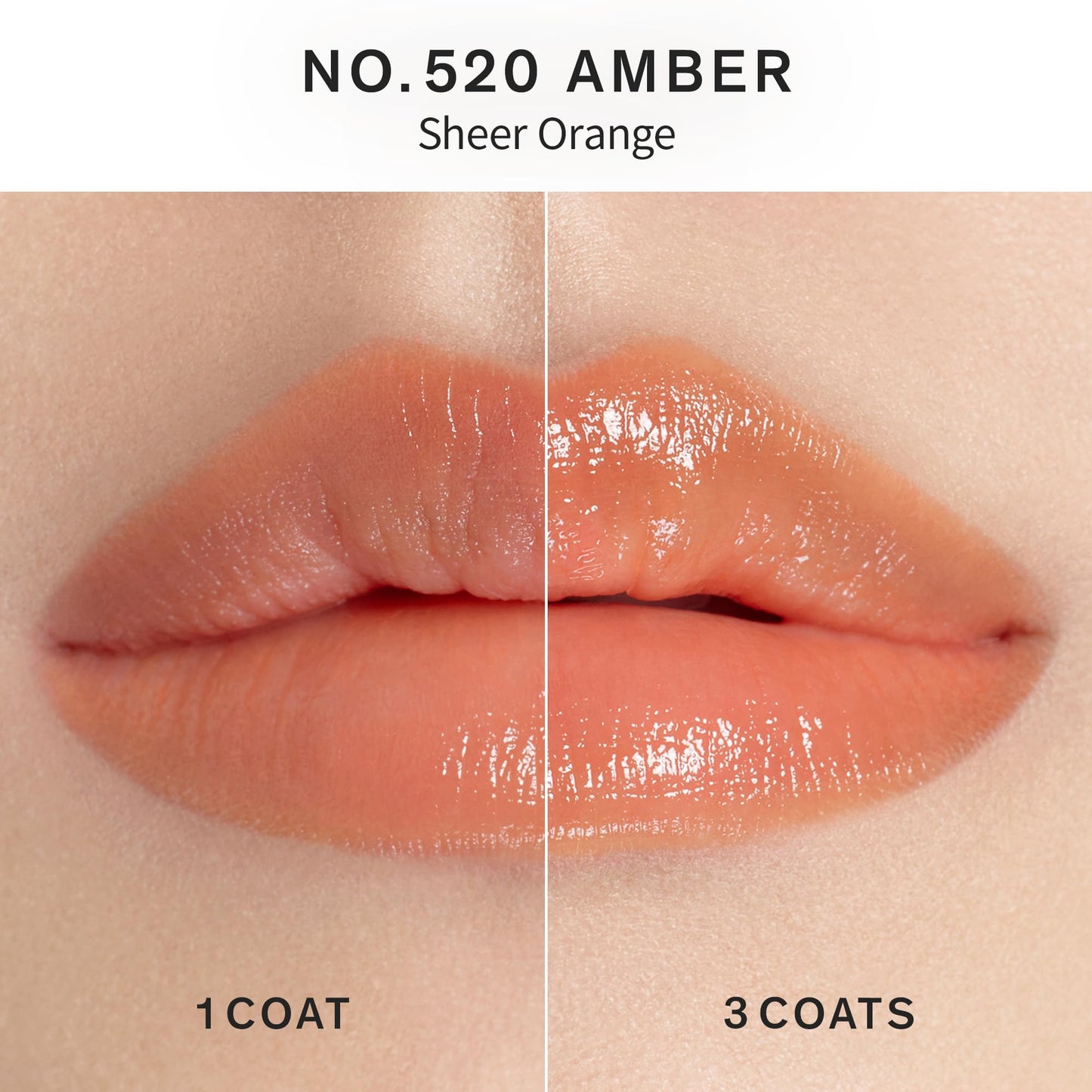 Sulwhasoo Perfecting Lip Color Amber | Korean Tinted Lip Balm | Hydrating Lip Treatment | Smooths Dry Lips & Adds Sheer Orange Shine, No. 520 Amber