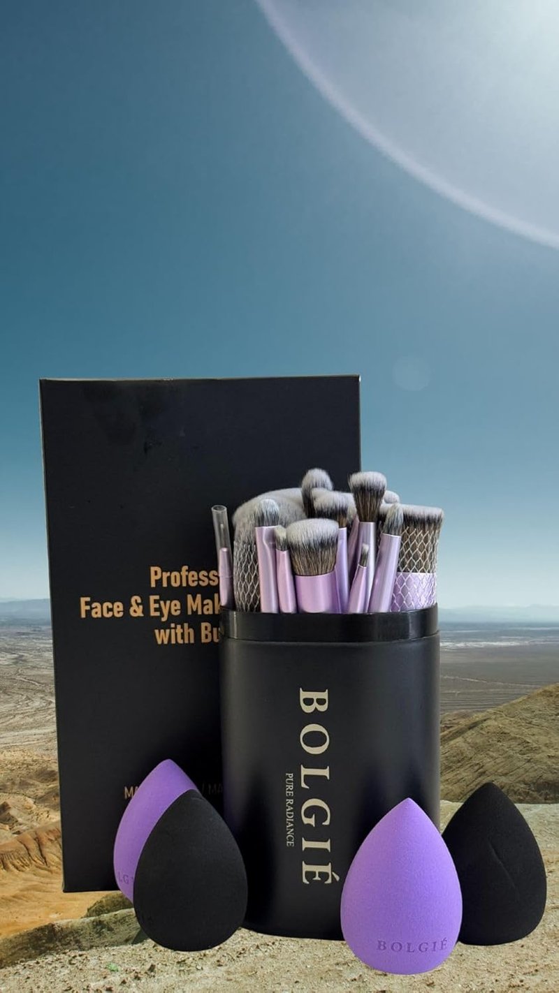 Professional Makeup Brush Set - 22 High-Quality Brushes for Flawless Application