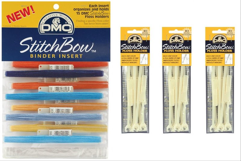 LGS Floss Holder and Binder Insert Bundle: 30 Floss Holders and Binder Insert